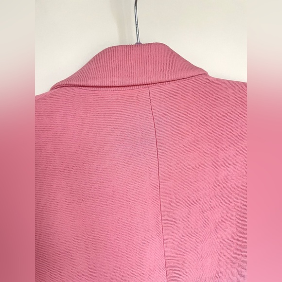 Zara Pink Bubble Gum Textured Weave Coat - XS - Picture 15 of 16